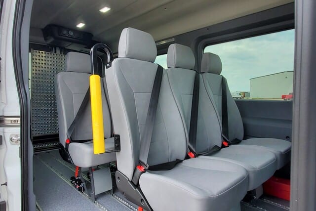 eight passenger wheelchair van with ramp ford transit movemobility