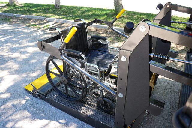 rear entry braunability wheelchair lift movemobility