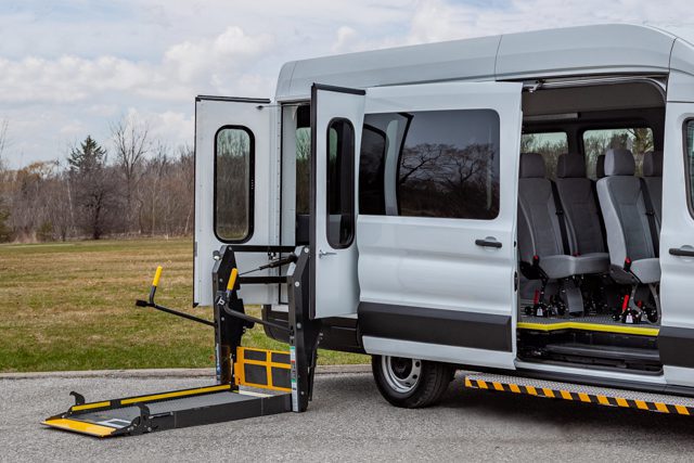 MoveMobility Ford Transit wheelchair bus conversion van with lift
