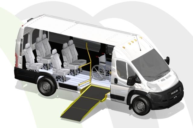 p5 mobility van seat layout