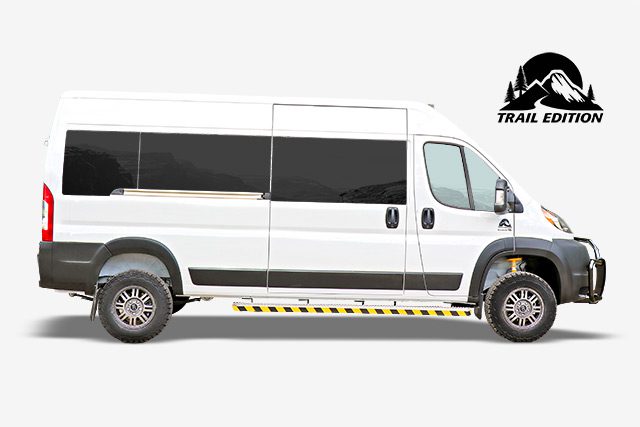 MoveMobility Trail Edition Promaster Accessible Van - background removed