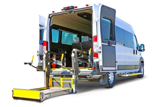 Rear Lift Ram Promaster - Wheelchair Van Conversions