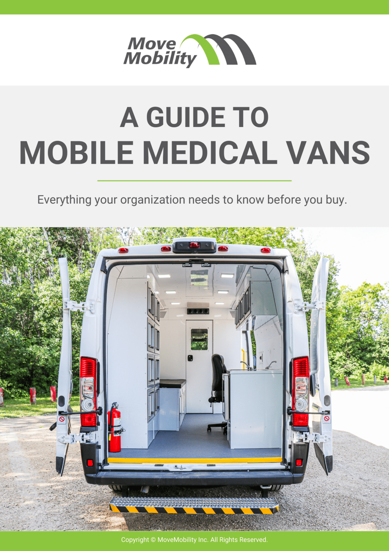 MoveMobility Mobile Medical Van Buyer's Guide - Front Page